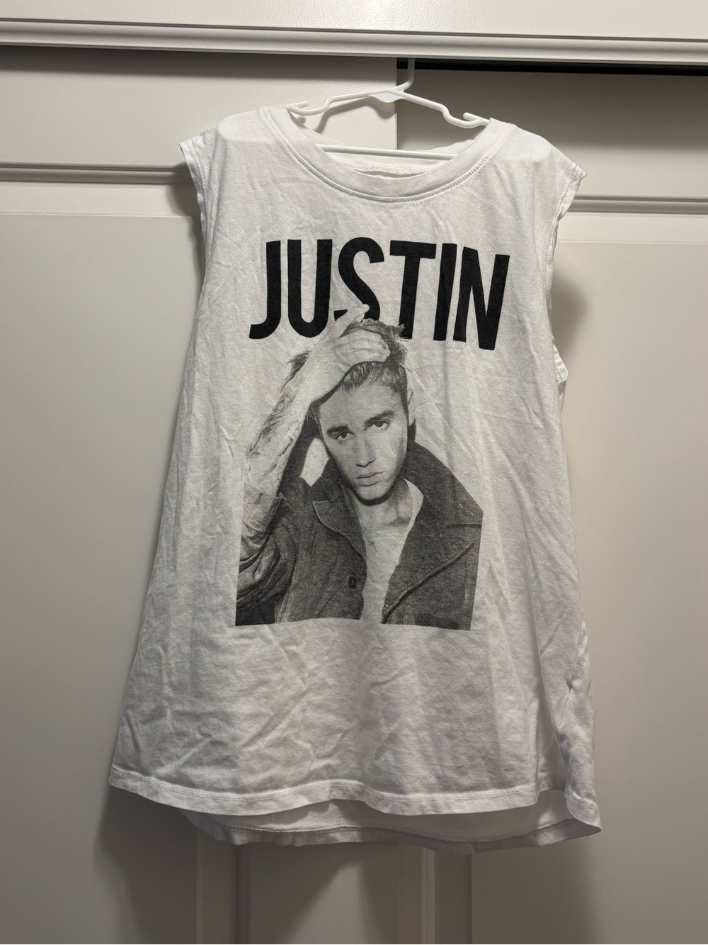 Justin Bieber tank top, size L